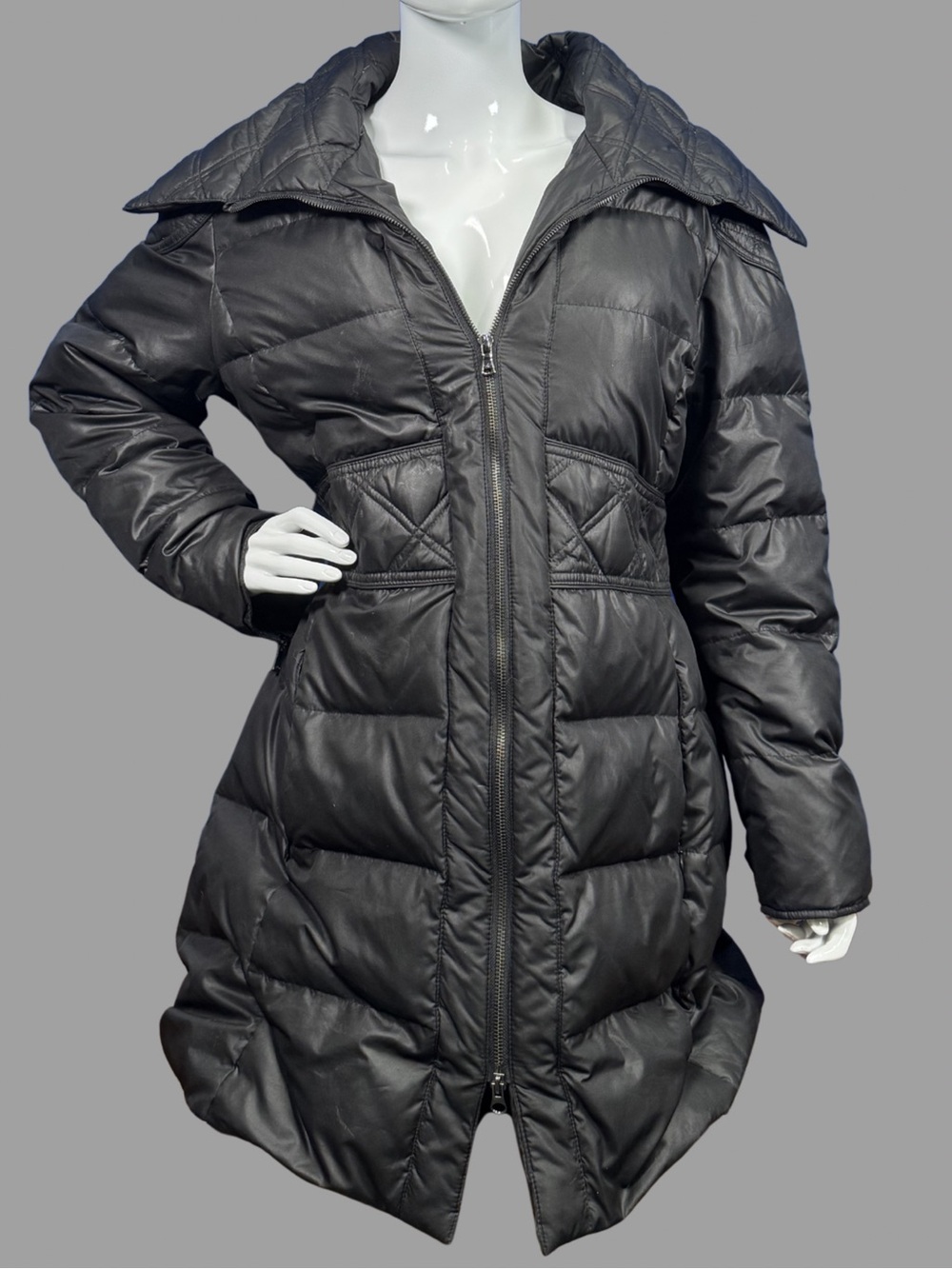 Kenneth Cole Women’s Black Quilted Puffer Jacket